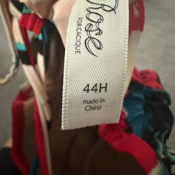 Cacique Tankini with built in bra Lela Rose for Cacique - Picture 4 of 4